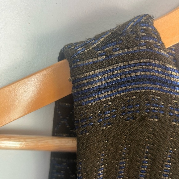 AMANDA WAKELEY Midnight/Multi Tapis Short Jacquard Dress size 6 - Picture 9 of 13